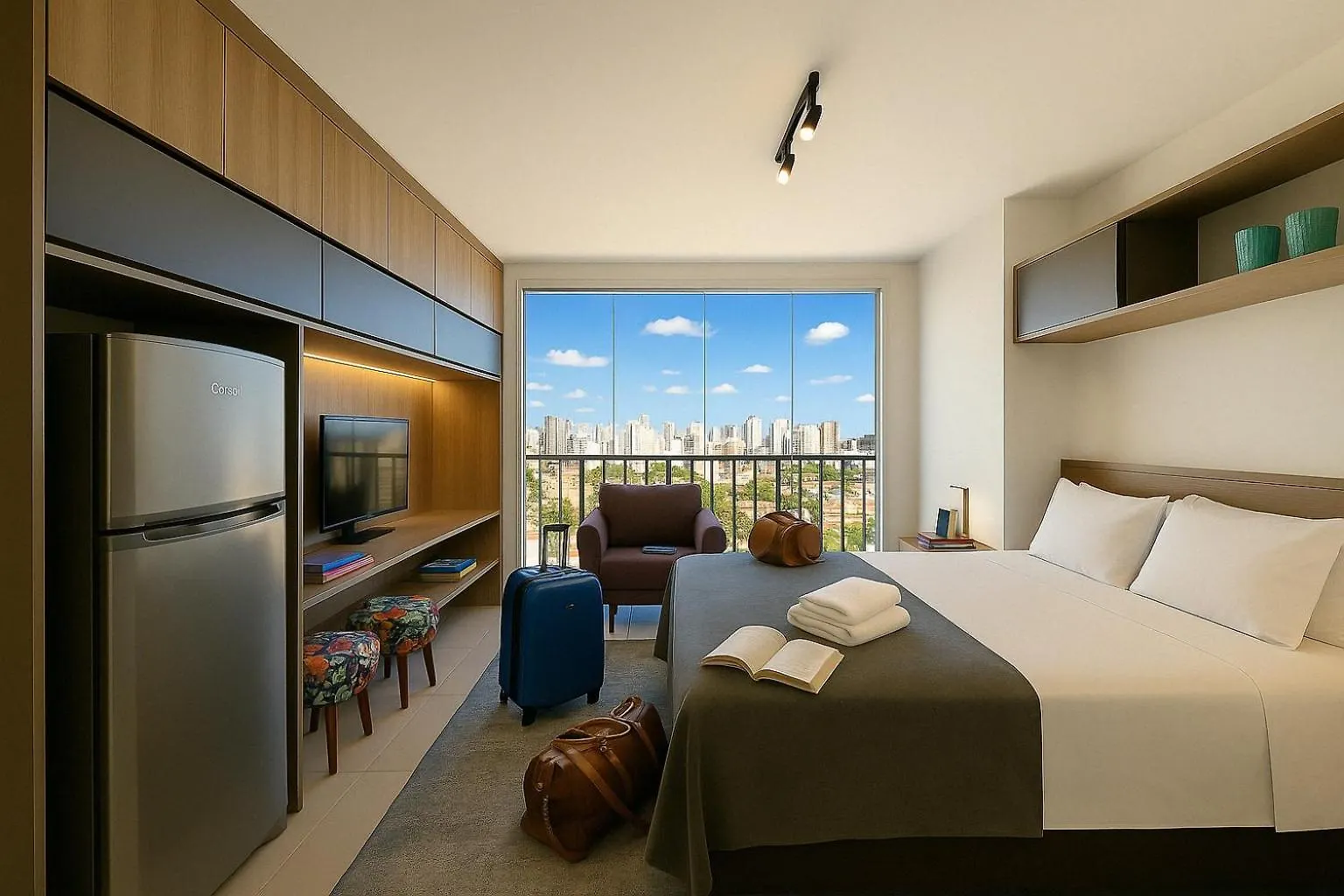Studio Allianz - Modern Stay With Allianz View & Rooftop Pool São Paulo