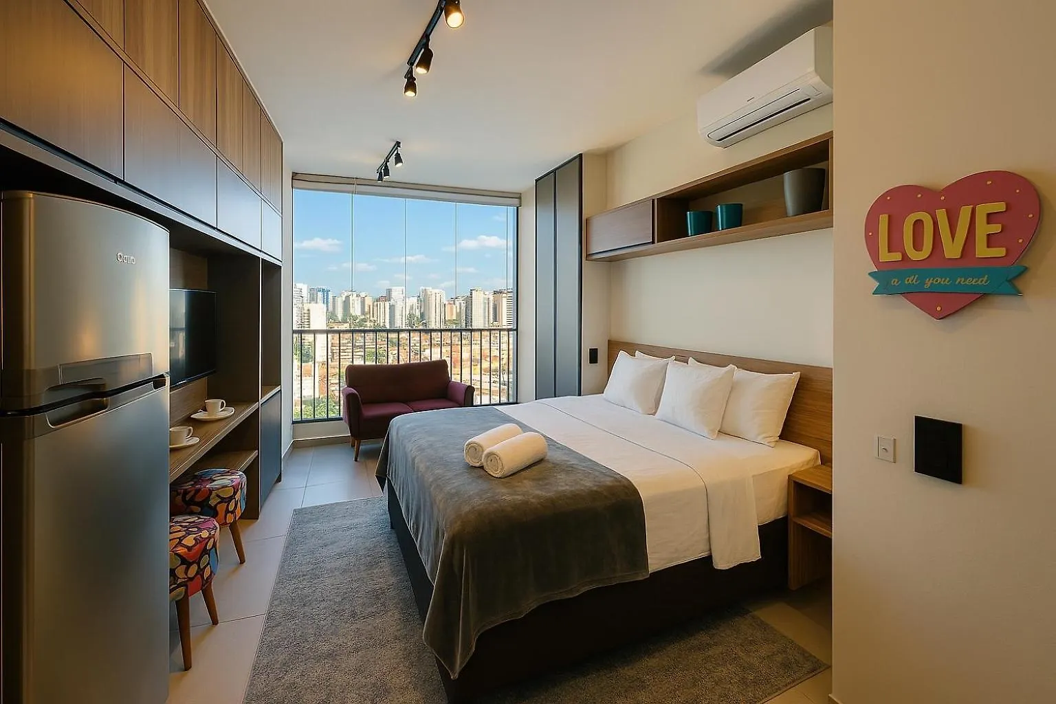 Apartamento Studio Allianz - Modern Stay With Allianz View & Rooftop Pool São Paulo